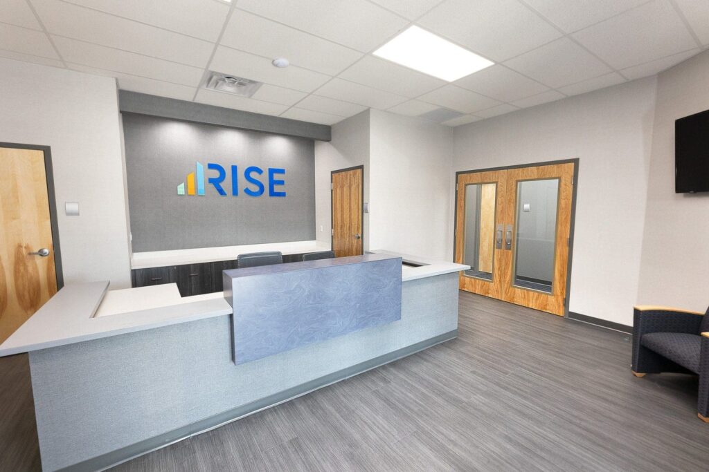 RISE Commercial District Fort Wayne office interior