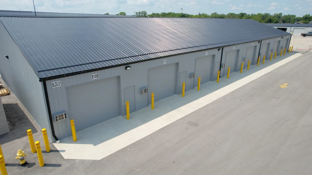 Overhead view of warehouse space in Toledo, Ohio