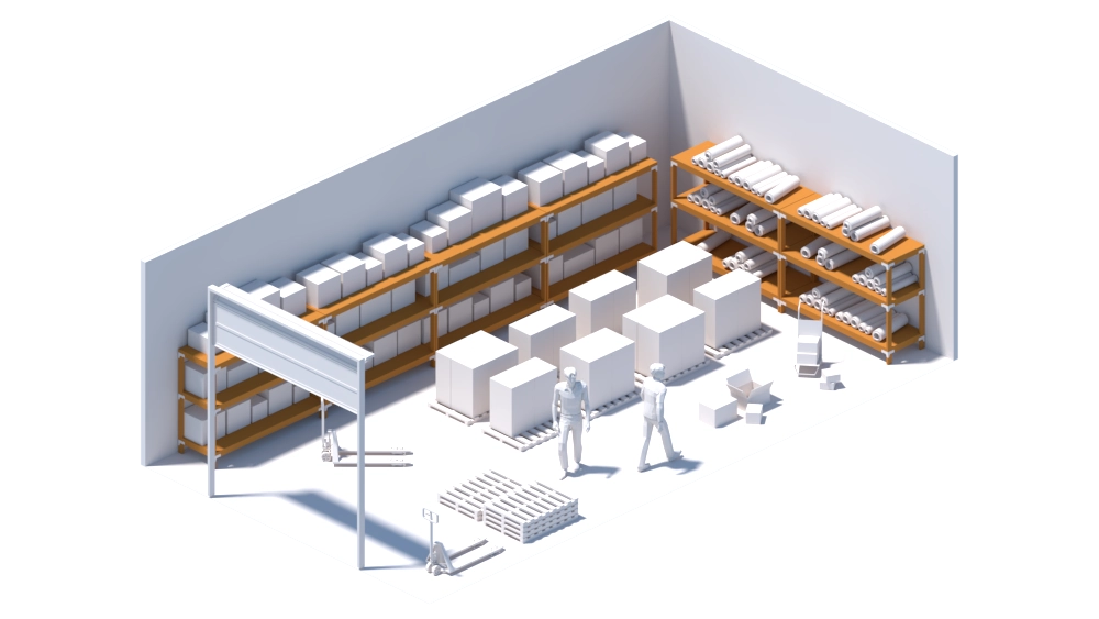 Medium warehouse model