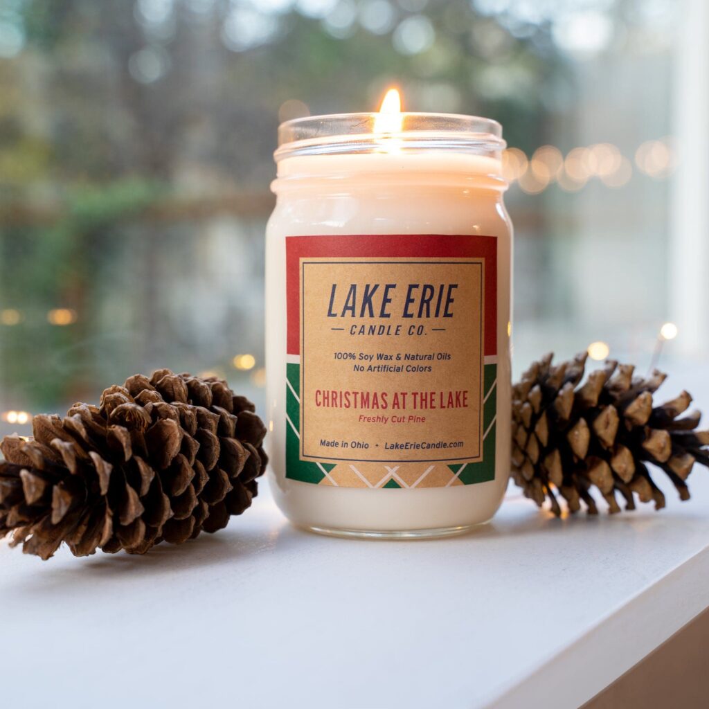 Candle from Lake Erie Candle Co.