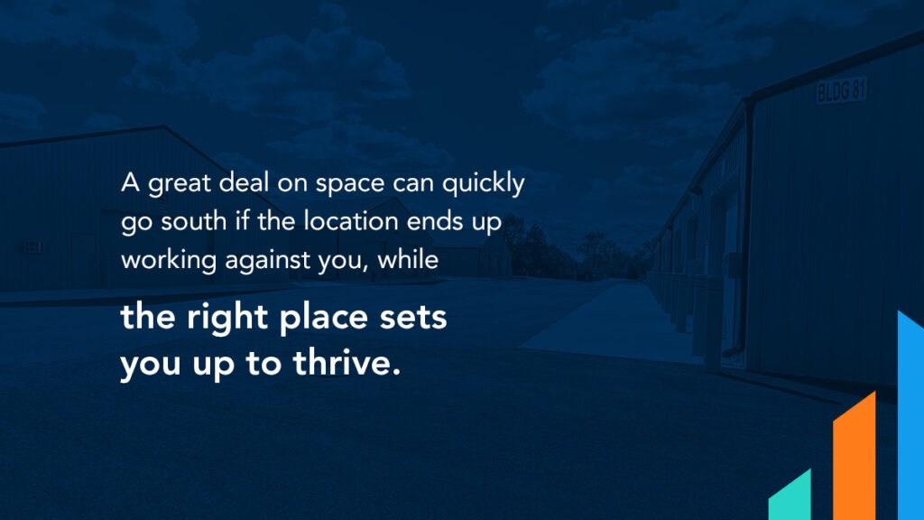 Leasing discounted space can go wrong if the location is working against you.